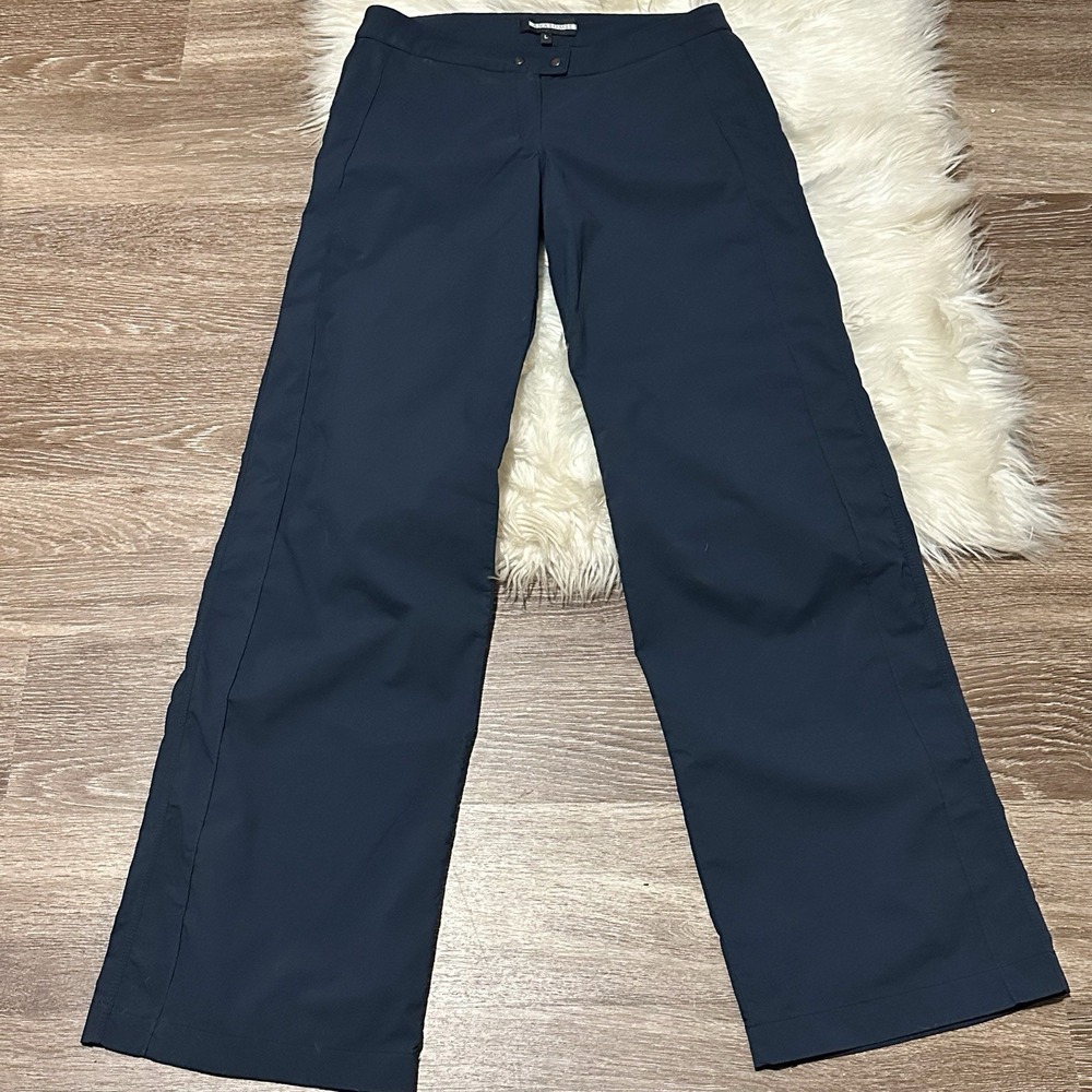 Anatomie Womens Travel Pants Size Large Navy Commute Full Length